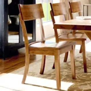 Wood dining chair